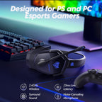 NUBWO G06 Dual Wireless Gaming Headset - Gaming Accessories by Handbags Specialist Headquarter | Available at Handbags Specialist Headquarter