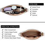 Retro Vegan Leather Shoulder Bag -  by Handbags Specialist Headquarter | Available at Handbags Specialist Headquarter