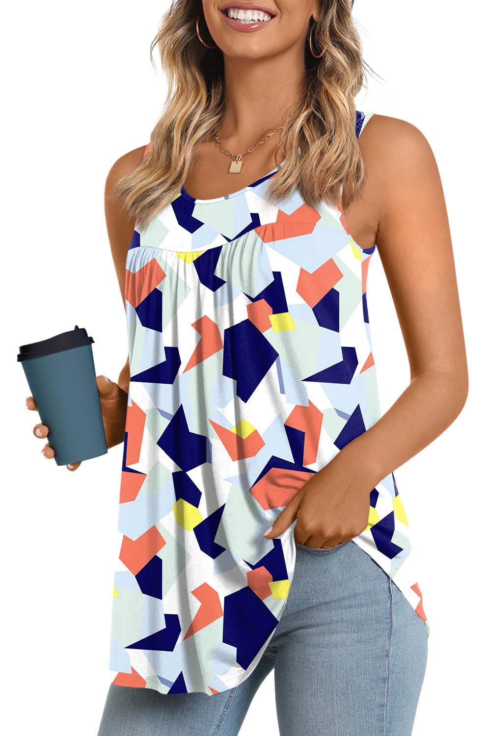 Longyuan Summer Sleeveless Tunics for Women - Tops by Handbags Specialist Headquarter | Available at Handbags Specialist Headquarter