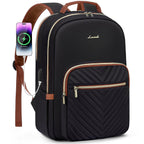 Chic Leather Laptop Backpack for Women - LoveVook - Backpack Bags by Handbags Specialist Headquarter | Available at Handbags Specialist Headquarter