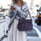 ELDA Chic Crossbody: Soft PU Leather Multi-Pocket Bag - Handbags by Handbags Specialist Headquarter | Available at Handbags Specialist Headquarter