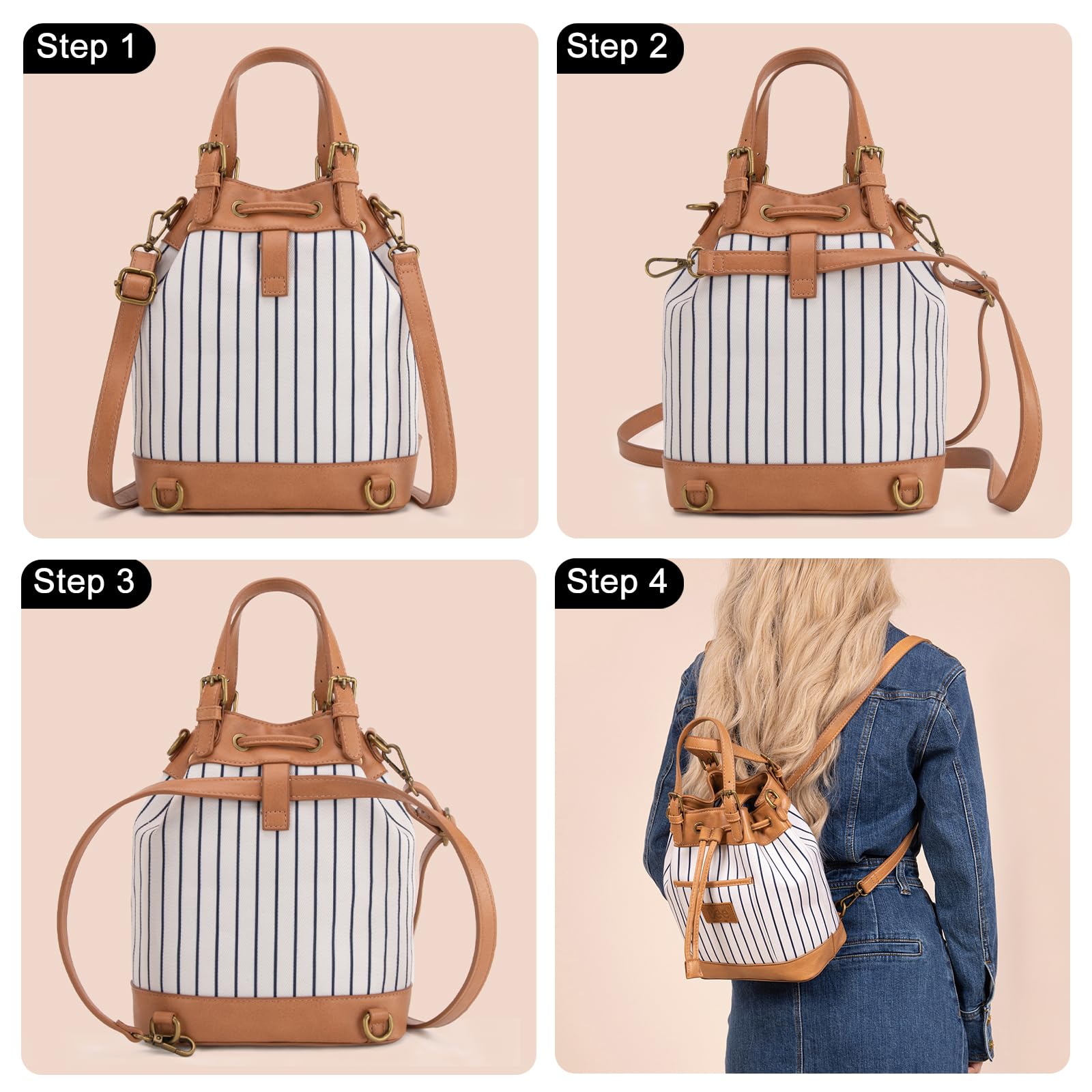 West x Lee Convertible Purse Set -  by Handbags Specialist Headquarter | Available at Handbags Specialist Headquarter