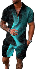 Men's Summer Tracksuit 2-Piece Set