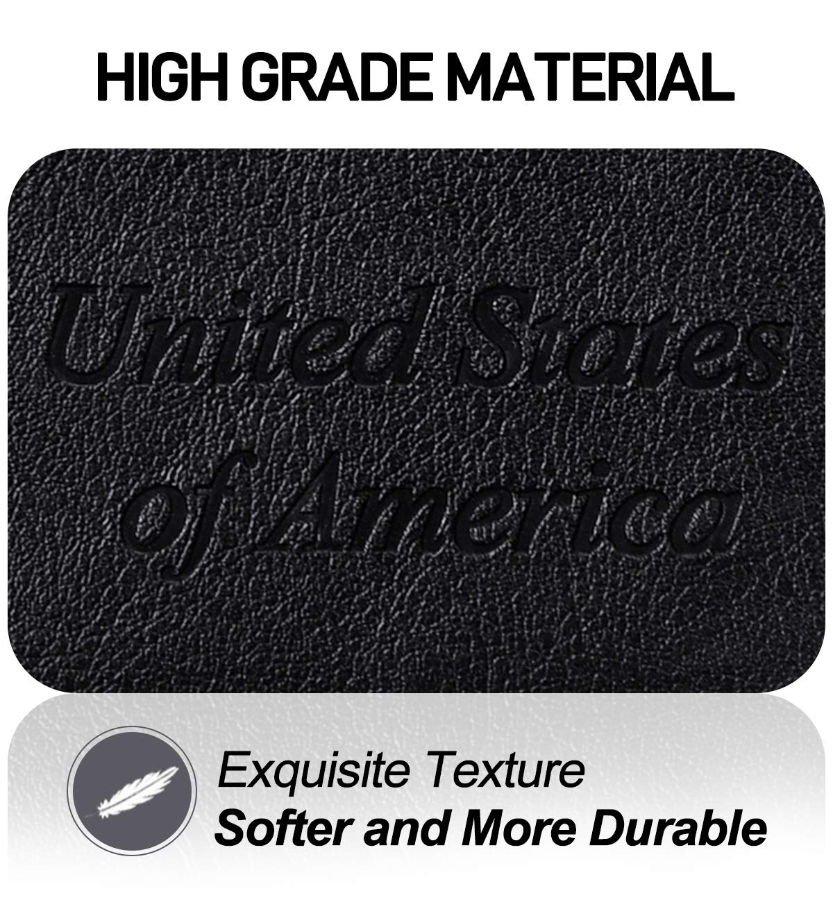 HerriaT RFID Leather Passport Wallet - Gray -  by Handbags Specialist Headquarter | Available at Handbags Specialist Headquarter