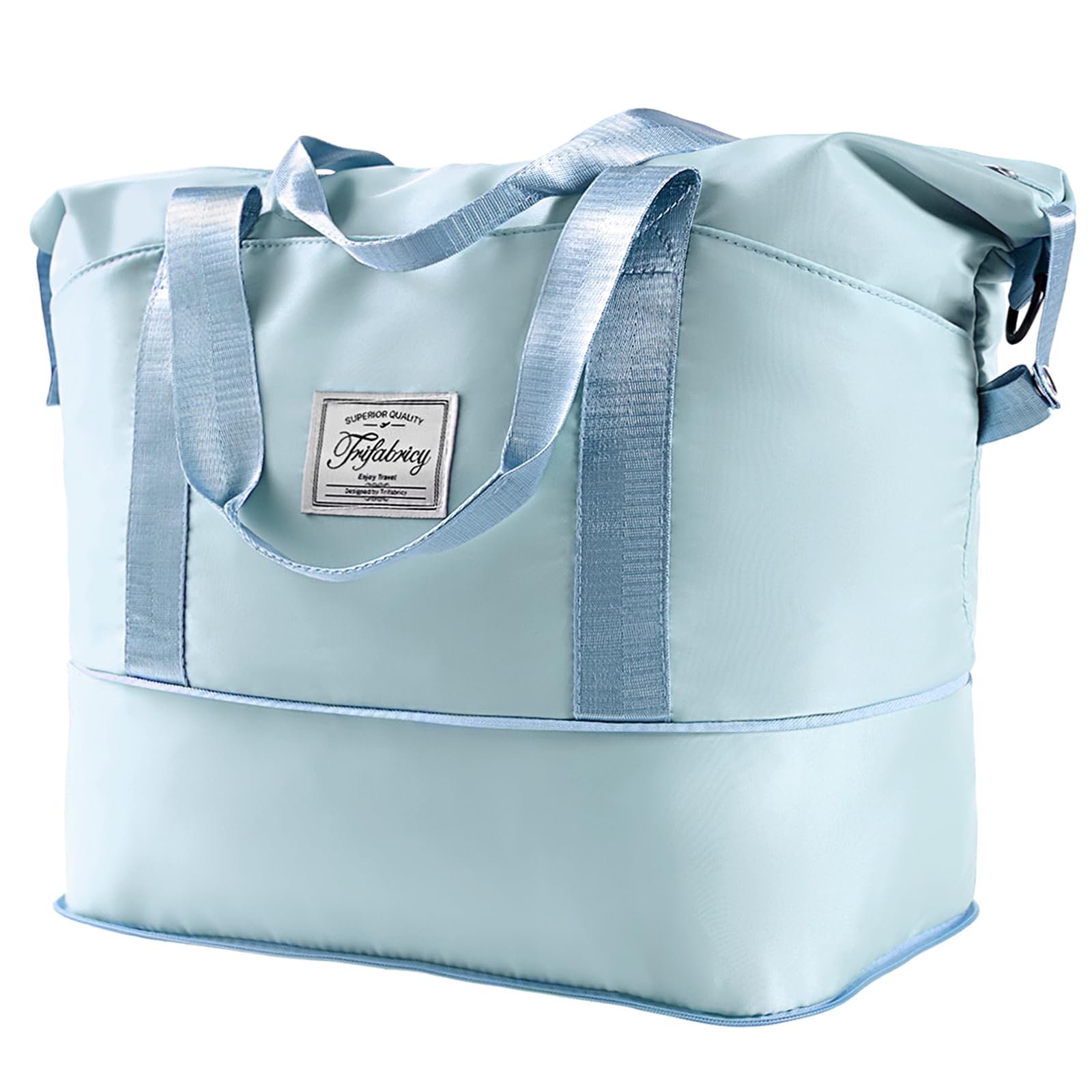 Pink Expandable Travel Duffel with Wet Pocket -  by Handbags Specialist Headquarter | Available at Handbags Specialist Headquarter