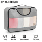 Veken Travel Cubes - 8 Piece Set - Luggage Travel Bags by Handbags Specialist Headquarter | Available at Handbags Specialist Headquarter