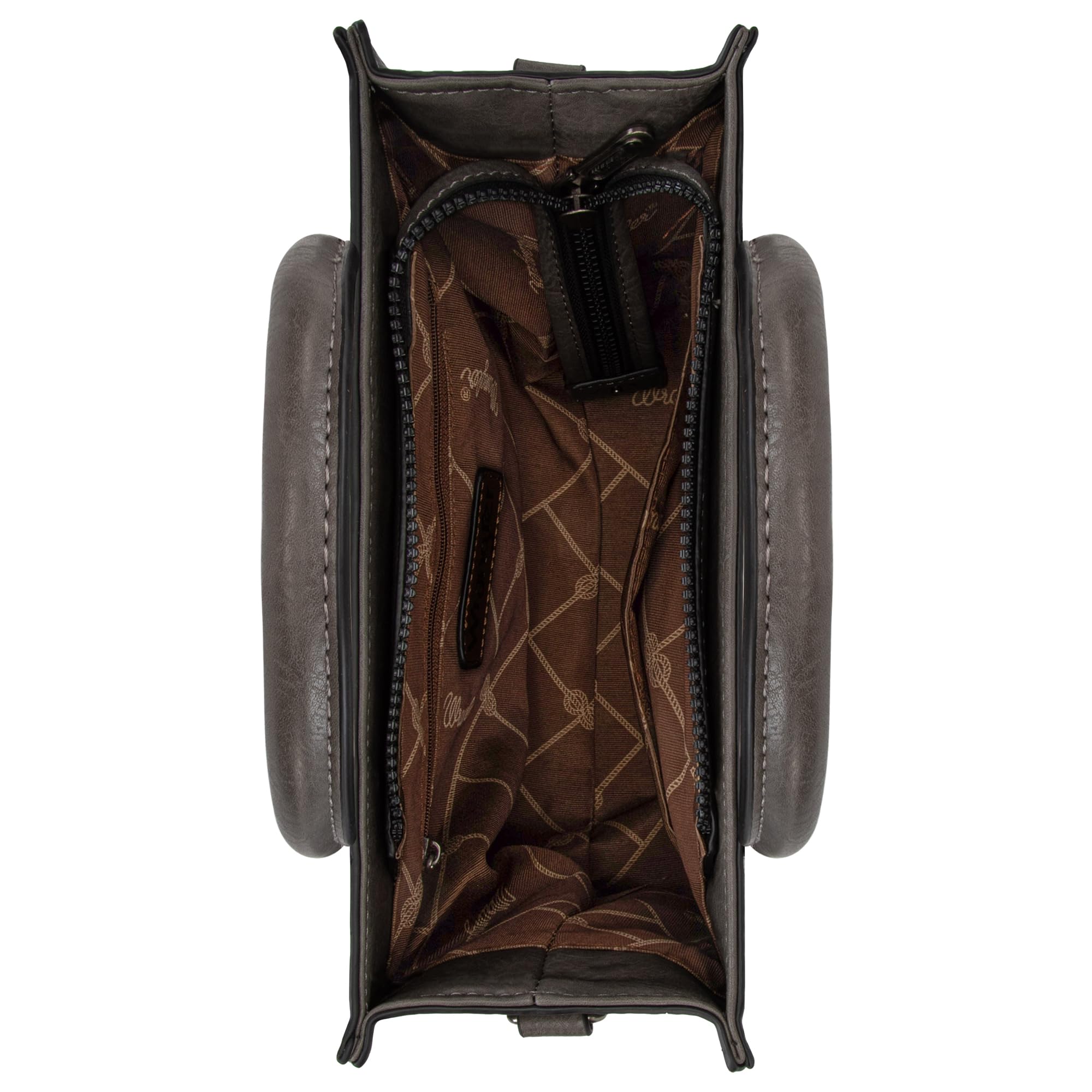 Western Chic Wrangler Tote: Vegan Leather, Versatile Strap