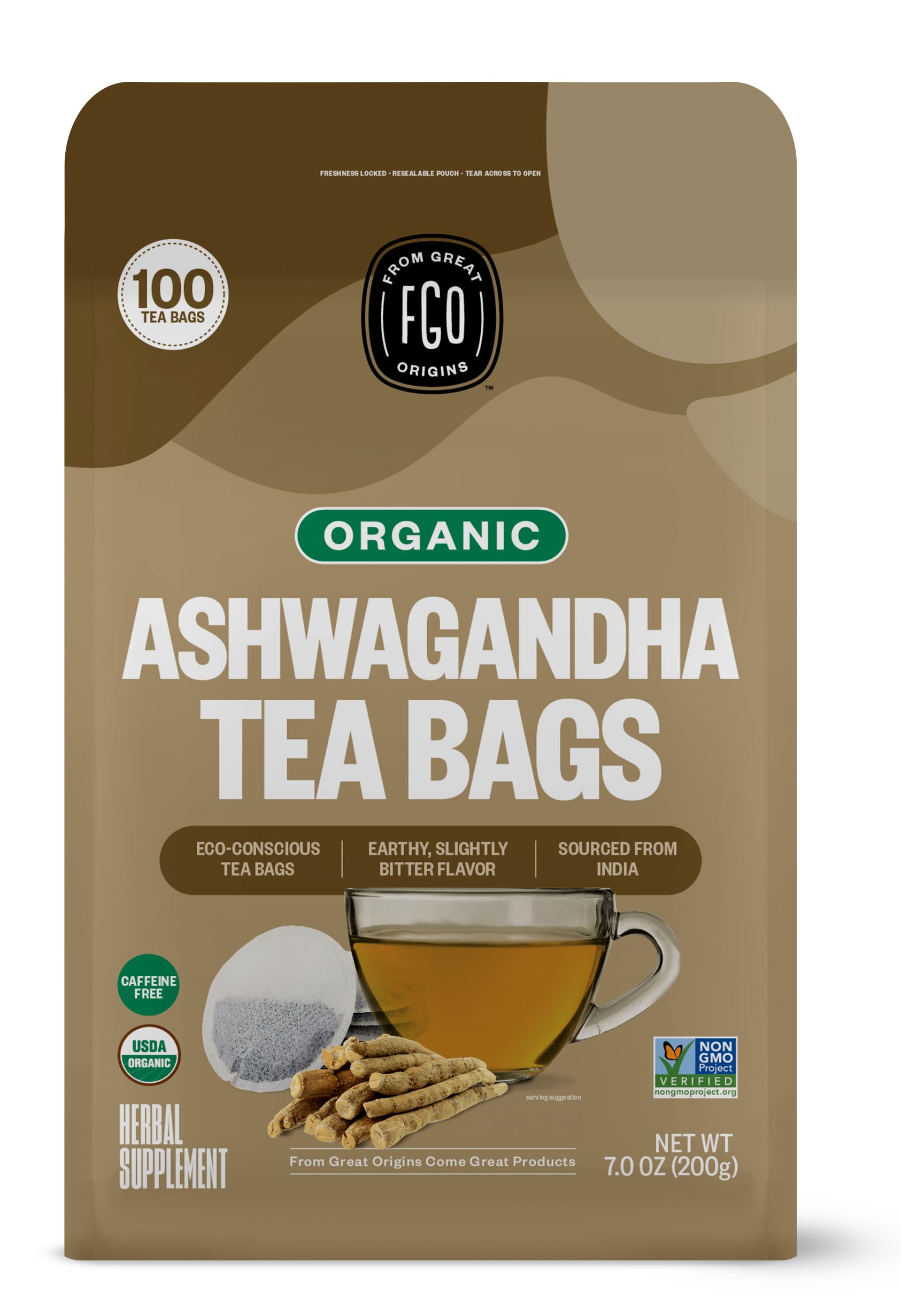 ElderZen Organic Tea - Caffeine-Free Eco Bags -  by Handbags Specialist Headquarter | Available at Handbags Specialist Headquarter