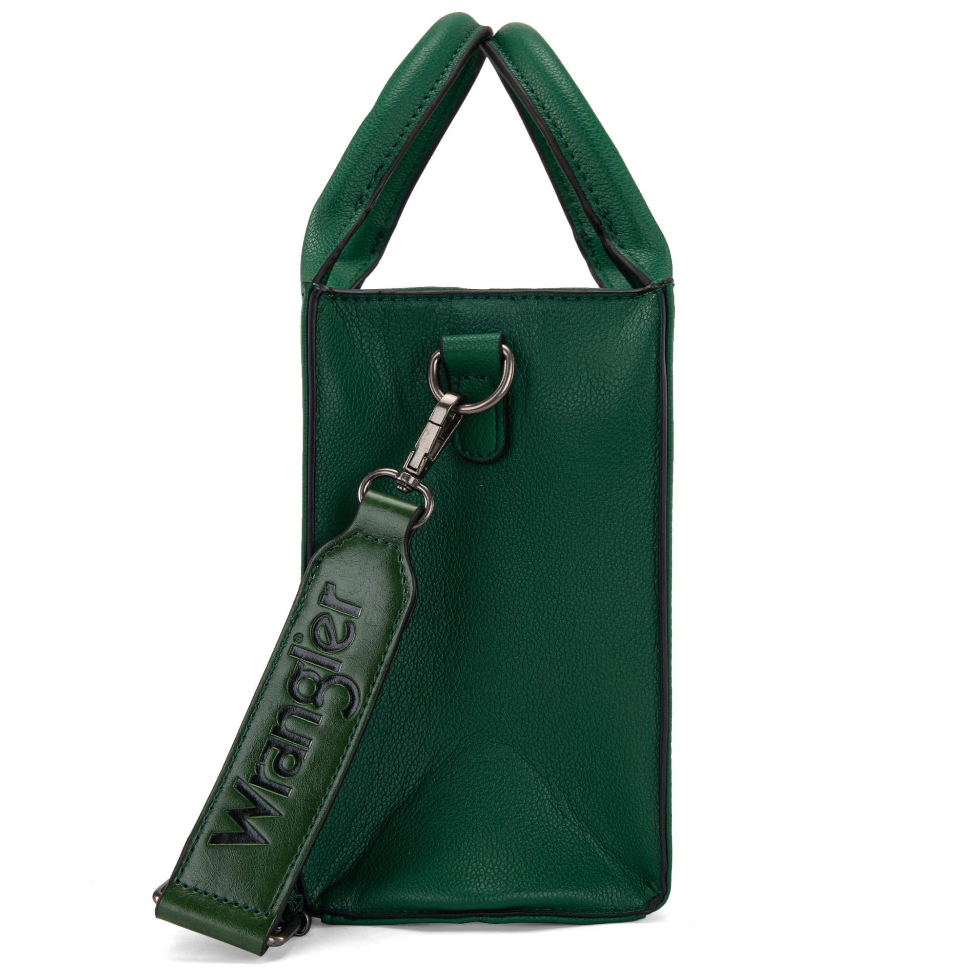 Western Chic Wrangler Tote: Vegan Leather, Versatile Strap