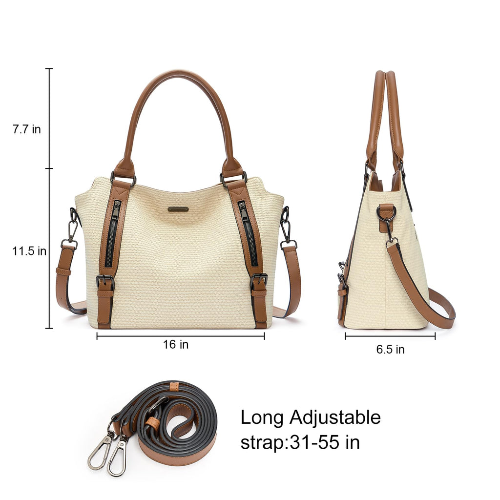 CLUCI Eco Luxe Vegan Leather Tote Bag - Bucket Bag by Handbags Specialist Headquarter | Available at Handbags Specialist Headquarter