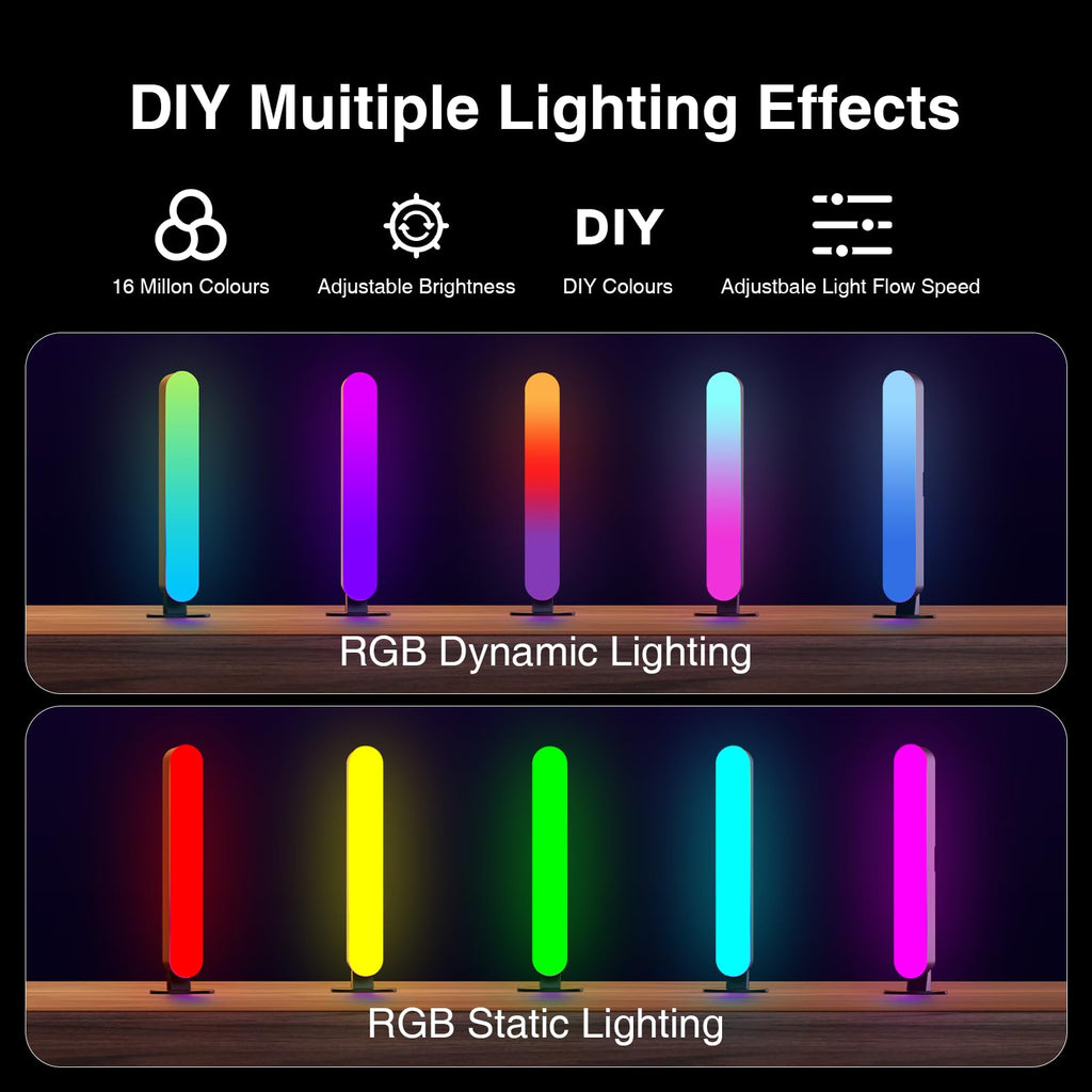 SyncGlow RGB LED Light Bar with Remote & Modes - Gaming Accessories by Handbags Specialist Headquarter | Available at Handbags Specialist Headquarter