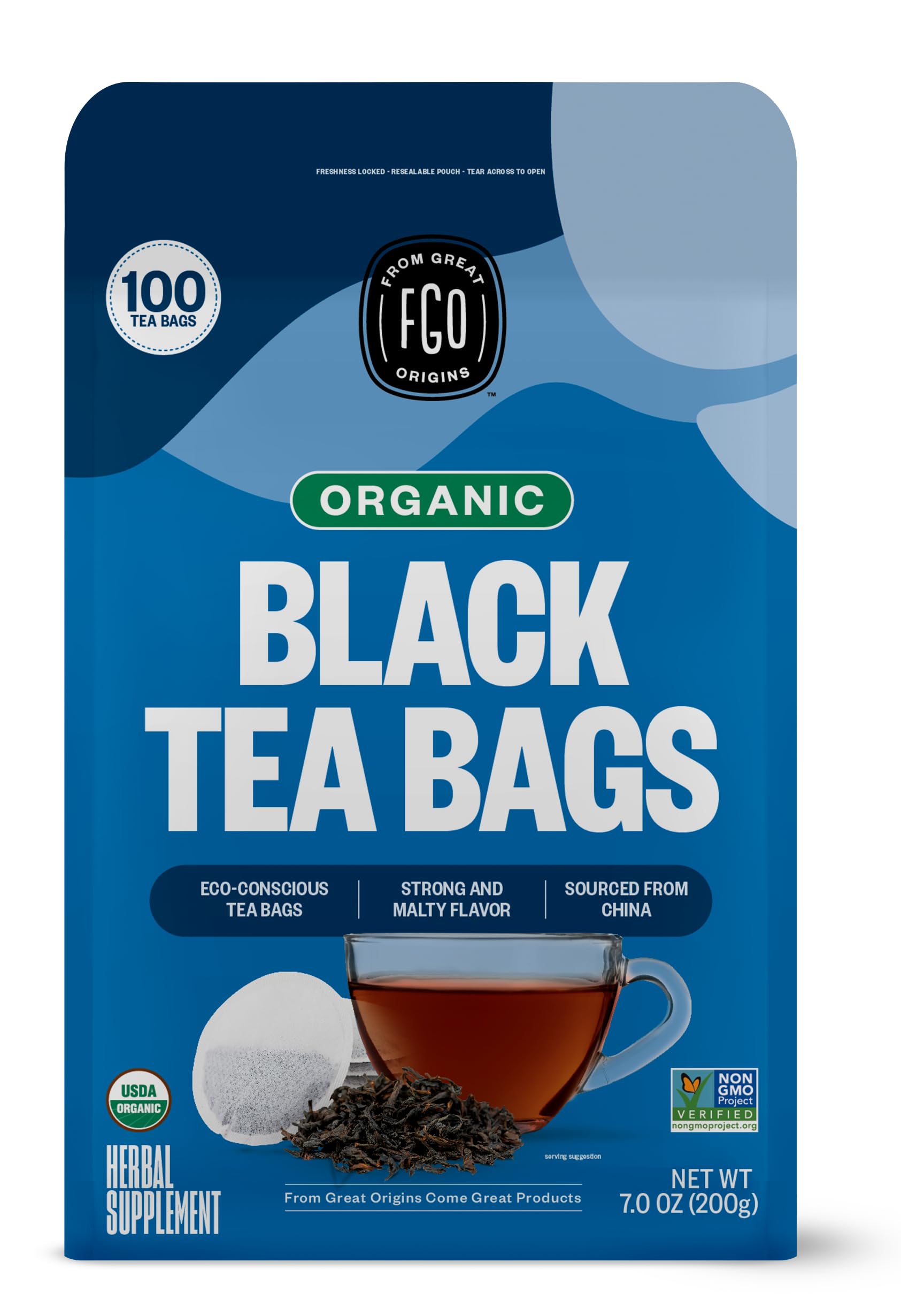ElderZen Organic Tea - Caffeine-Free Eco Bags -  by Handbags Specialist Headquarter | Available at Handbags Specialist Headquarter