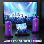 Ortizan AquaBass: IPX7 Bluetooth Speaker & Gift Pick - Decor by Handbags Specialist Headquarter | Available at Handbags Specialist Headquarter