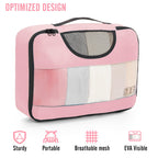 Veken Travel Cubes - 8 Piece Set - Luggage Travel Bags by Handbags Specialist Headquarter | Available at Handbags Specialist Headquarter