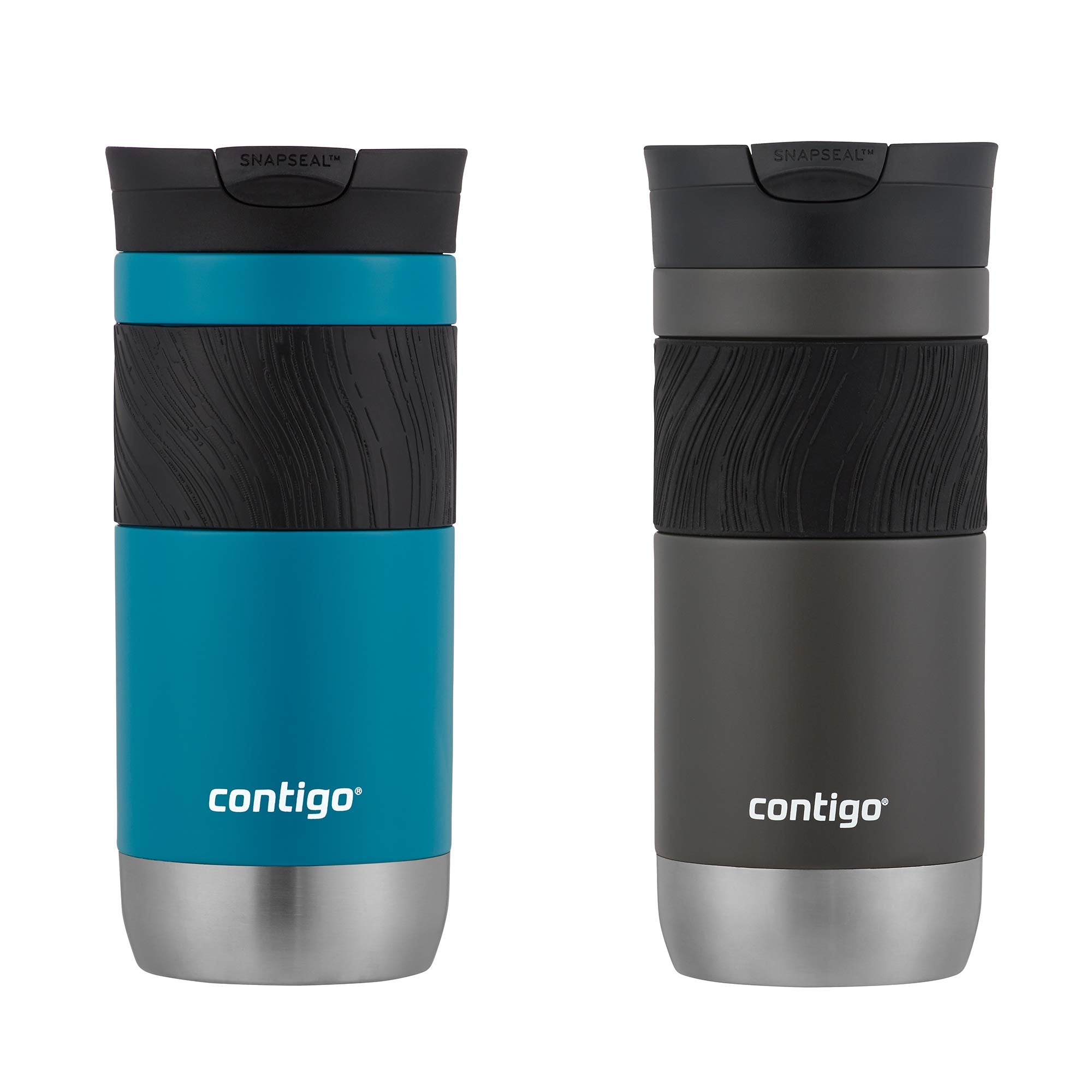SNAPSEAL Grip Stainless Travel Mug 20oz - Blue/Berry - Water Bottles by Handbags Specialist Headquarter | Available at Handbags Specialist Headquarter