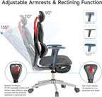 ErgoMax Gaming Chair: Tall & Recline Comfort - Gaming Accessories by Handbags Specialist Headquarter | Available at Handbags Specialist Headquarter