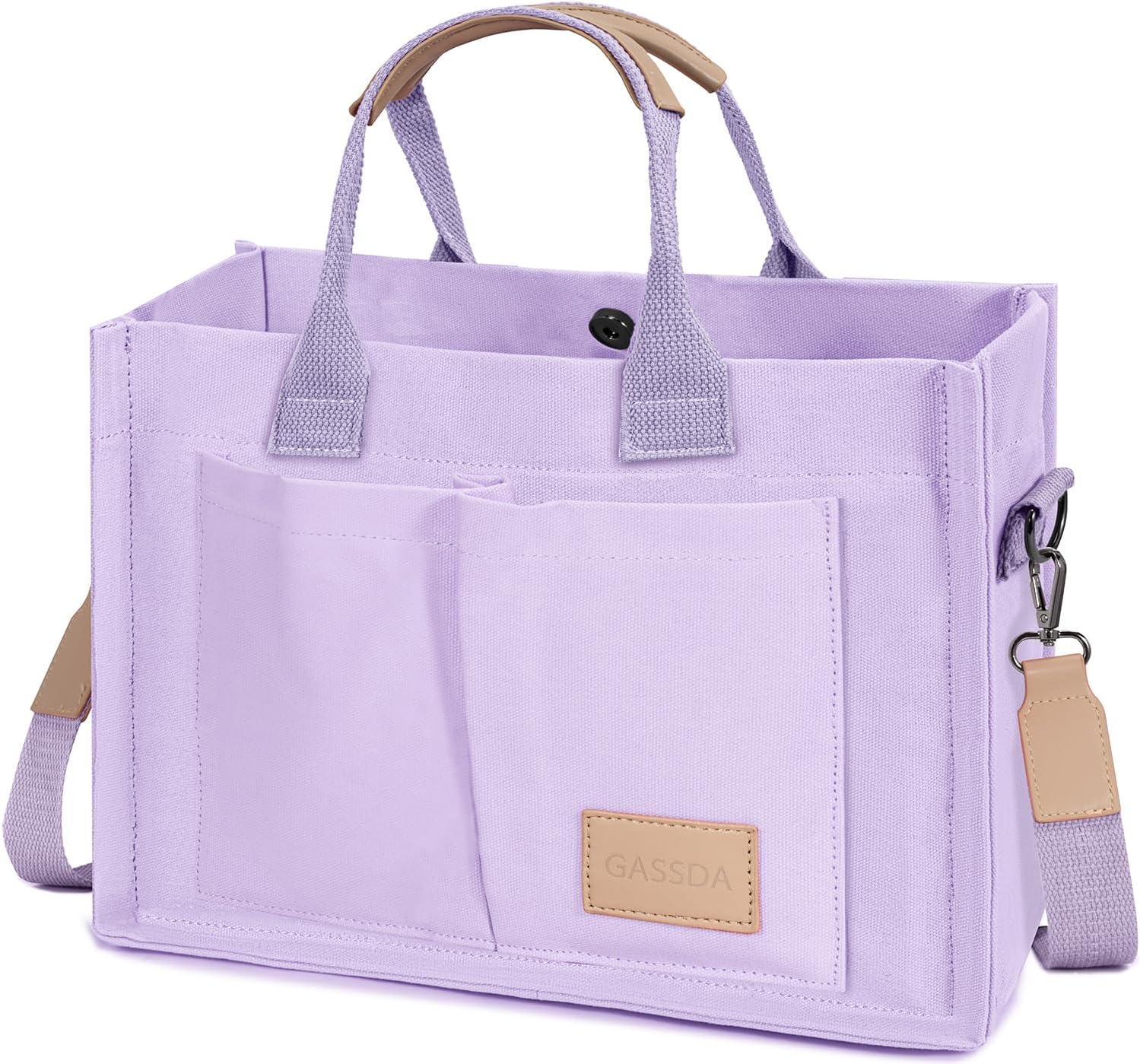 ChicCanvas Tote: Stylish Crossbody with Pockets - Totes by Handbags Specialist Headquarter | Available at Handbags Specialist Headquarter