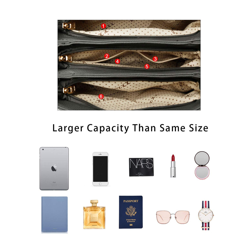 Luxe Leather Satchel & Crossbody Bags -  by Handbags Specialist Headquarter | Available at Handbags Specialist Headquarter