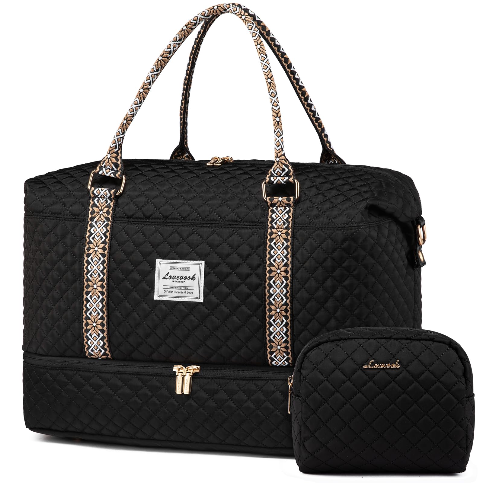 LOVEVOOK All-in-One Duffle: Travel & Gym Ready - Luggage Travel Bags by Handbags Specialist Headquarter | Available at Handbags Specialist Headquarter