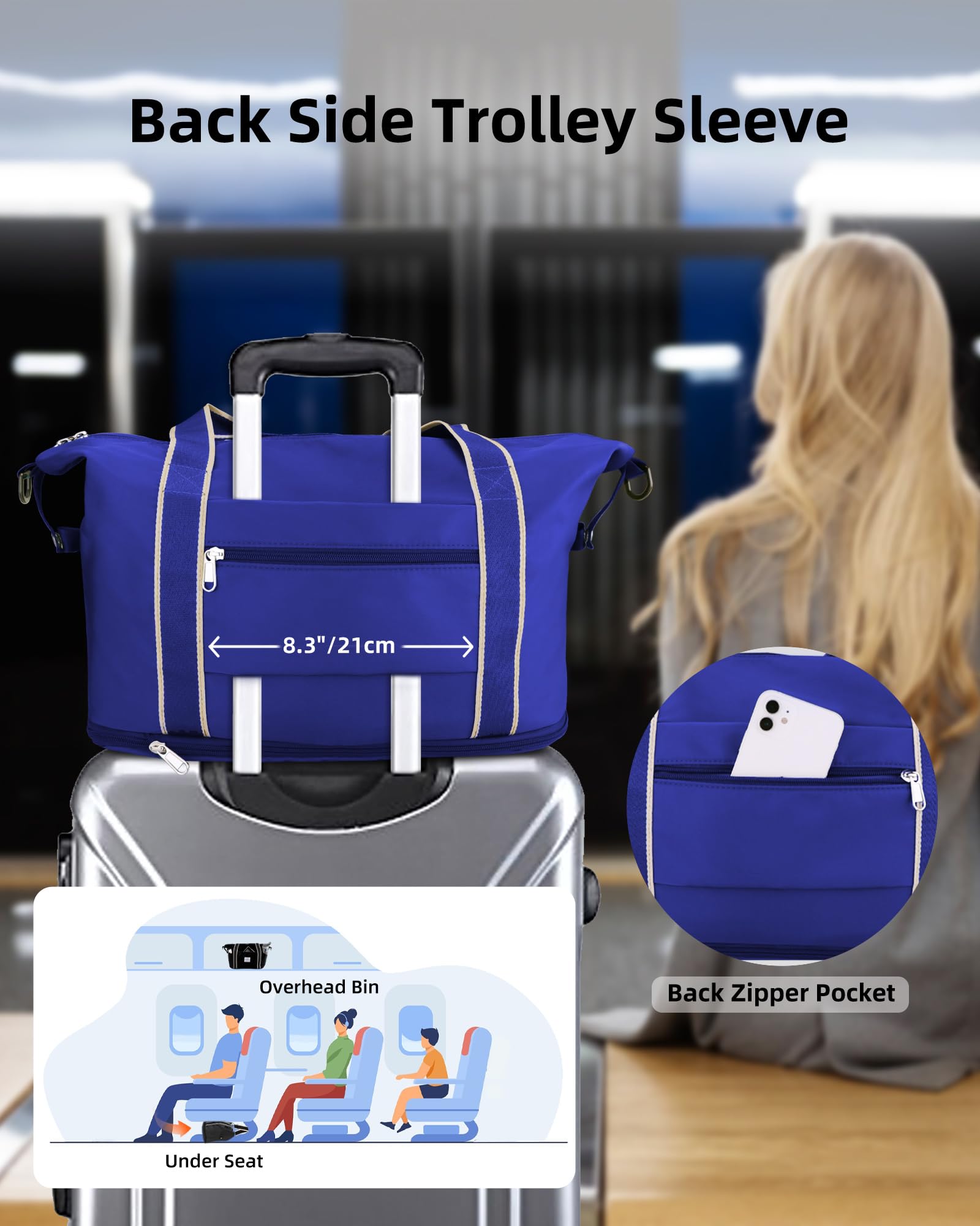 WALNEW Foldable Waterproof Travel Duffel Bag - Luggage Travel Bags by Handbags Specialist Headquarter | Available at Handbags Specialist Headquarter