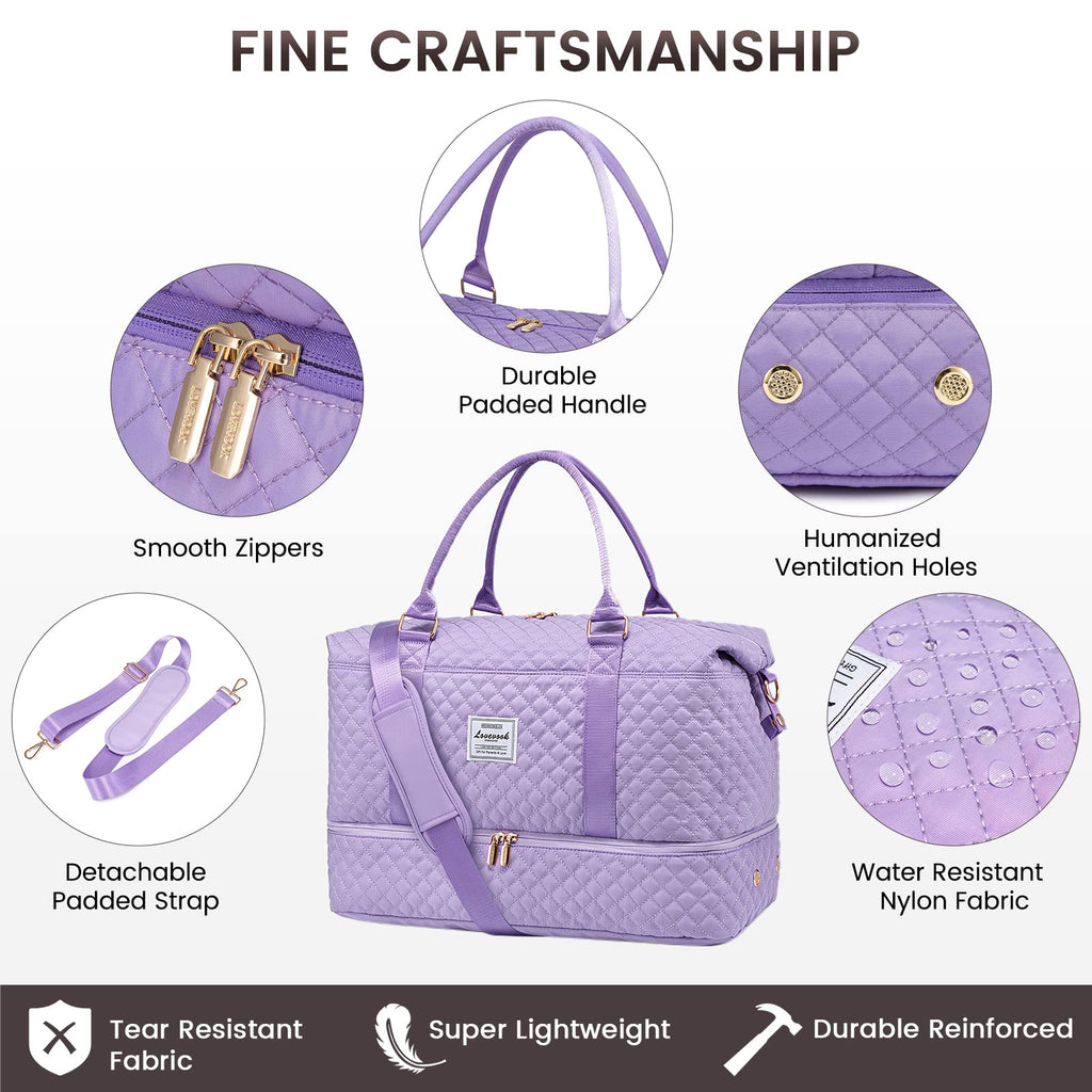 LOVEVOOK All-in-One Duffle: Travel & Gym Ready - Luggage Travel Bags by Handbags Specialist Headquarter | Available at Handbags Specialist Headquarter