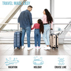 Veken Travel Cubes - 8 Piece Set - Luggage Travel Bags by Handbags Specialist Headquarter | Available at Handbags Specialist Headquarter