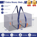 6 Pack XL Heavy Duty Moving Bags - Dark Blue