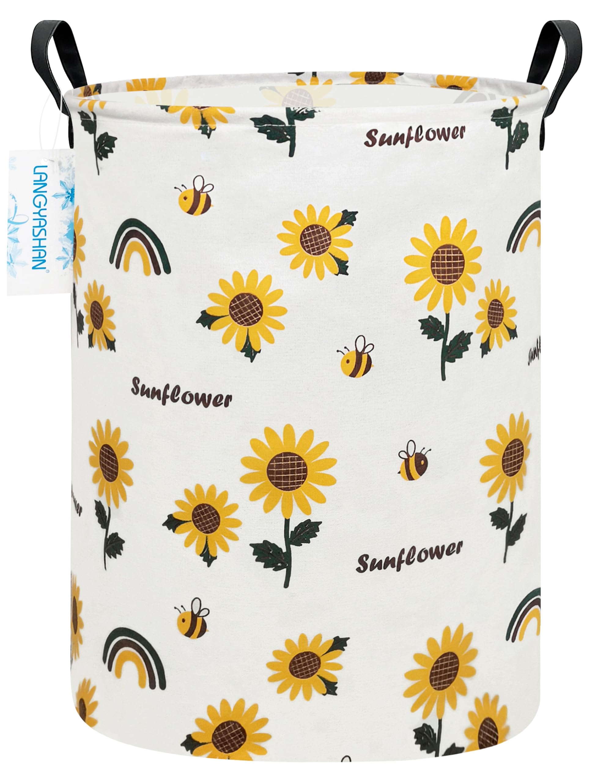 Collapsible Canvas Hamper by LANGYASHAN - Laundry Baskets by Handbags Specialist Headquarter | Available at Handbags Specialist Headquarter