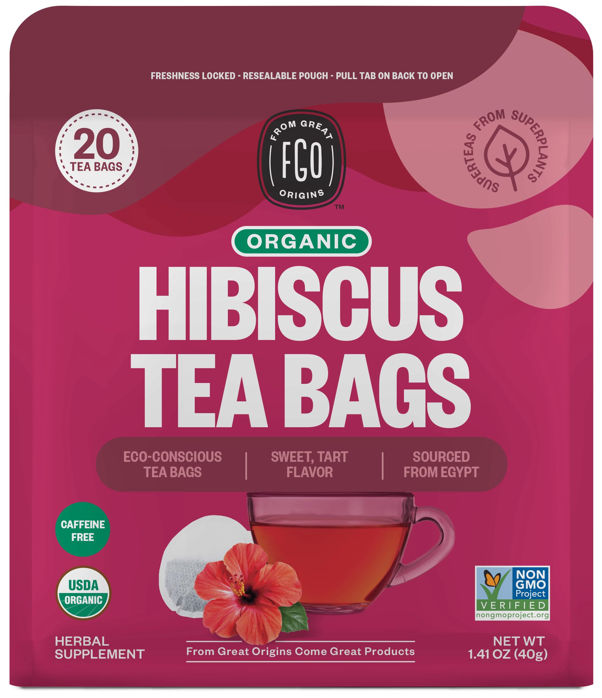 ElderZen Organic Tea - Caffeine-Free Eco Bags -  by Handbags Specialist Headquarter | Available at Handbags Specialist Headquarter