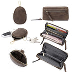 Lapsting Boho Faux Leather Hobo Shoulder Bag