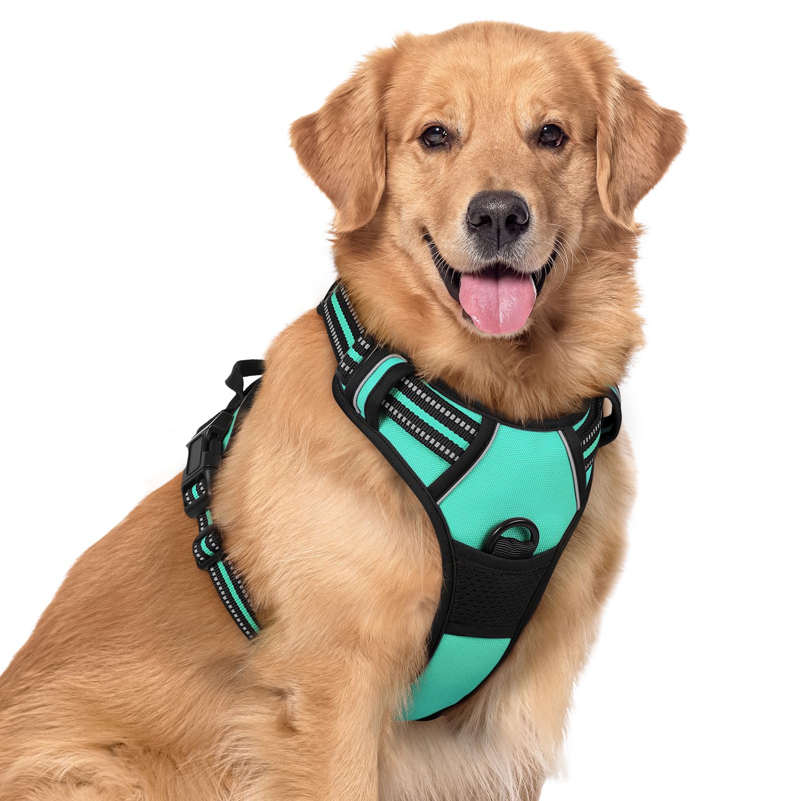 PawGuard No-Pull Reflective Dog Harness - Large Black -  by Handbags Specialist Headquarter | Available at Handbags Specialist Headquarter