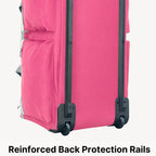 Olympia 22 Max Wheeled Duffel: 8-Pocket Water-Resist -  by Handbags Specialist Headquarter | Available at Handbags Specialist Headquarter