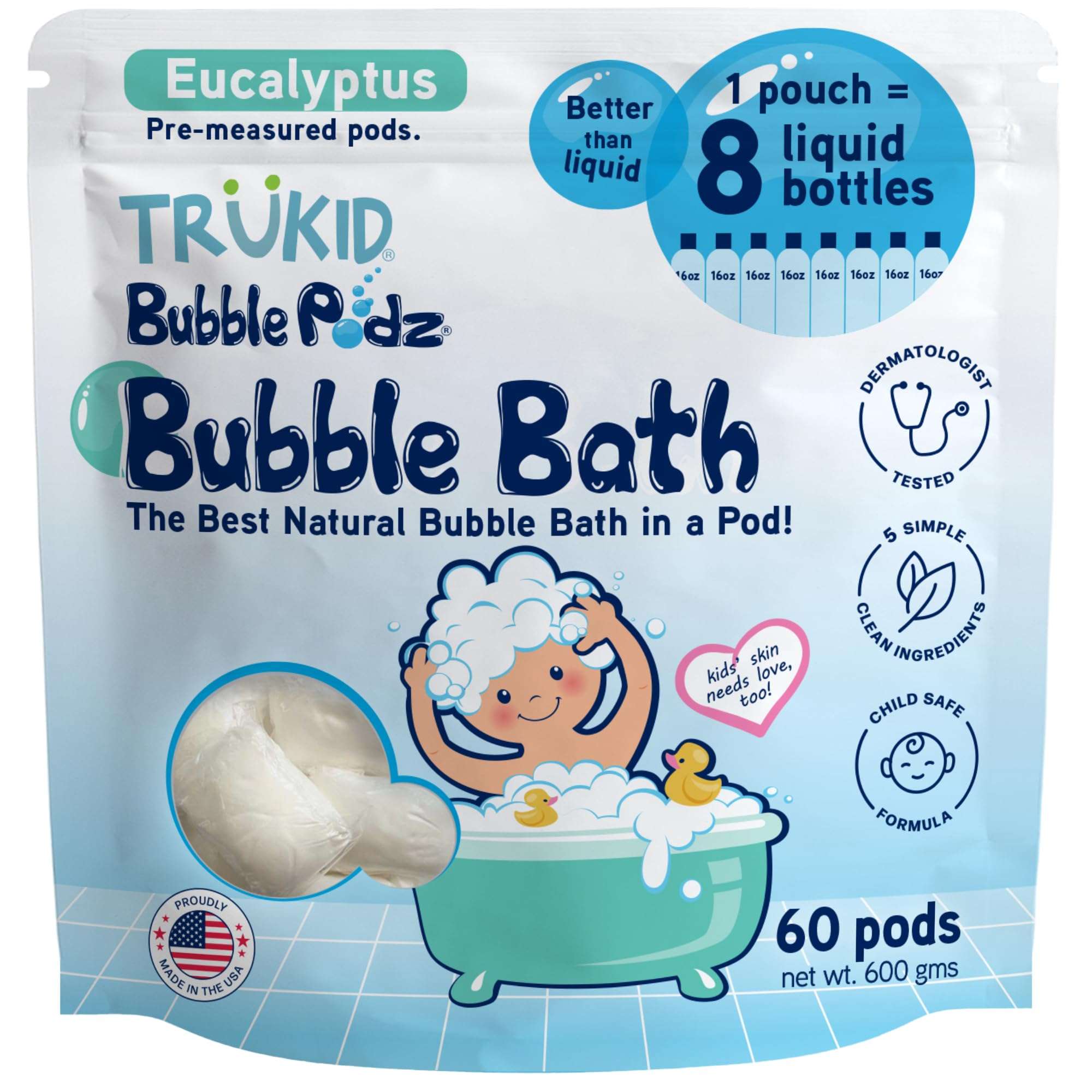 TruKid Bubble Podz: Gentle Lavender Bath Bombs - Baby Products by Handbags Specialist Headquarter | Available at Handbags Specialist Headquarter