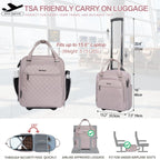 EMPSIGN 16 Wheeled Underseat Travel Bag -  by Handbags Specialist Headquarter | Available at Handbags Specialist Headquarter