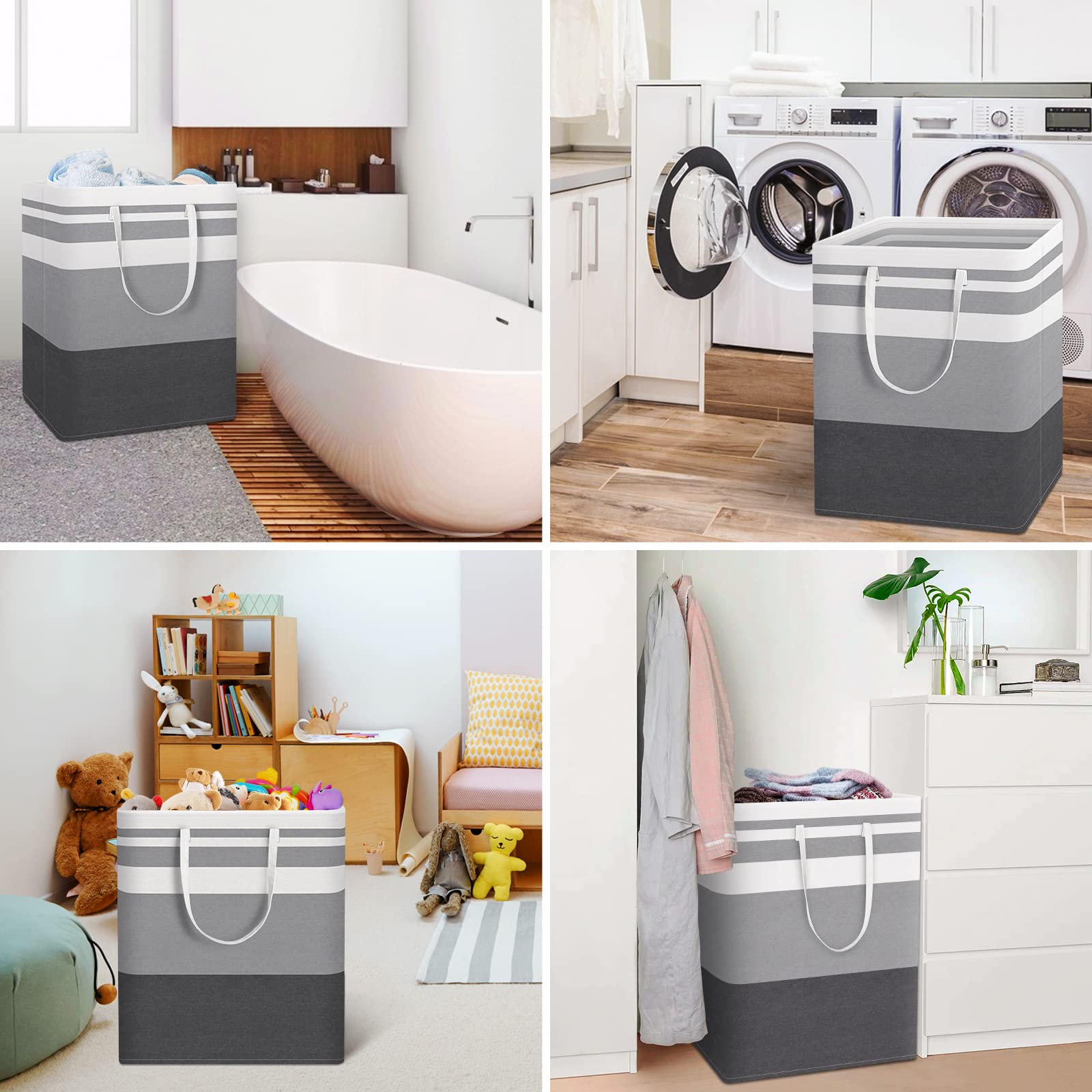 HomeHacks Duo Waterproof Laundry Baskets - Laundry Baskets by Handbags Specialist Headquarter | Available at Handbags Specialist Headquarter