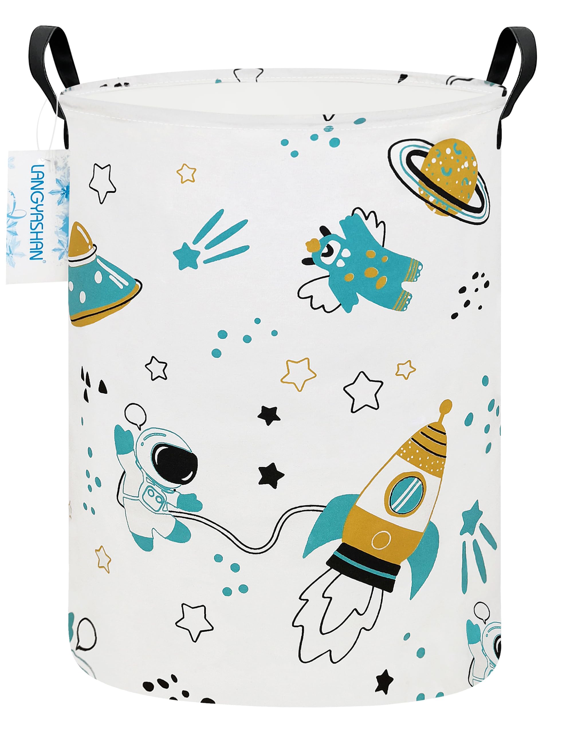 Collapsible Canvas Hamper by LANGYASHAN - Laundry Baskets by Handbags Specialist Headquarter | Available at Handbags Specialist Headquarter