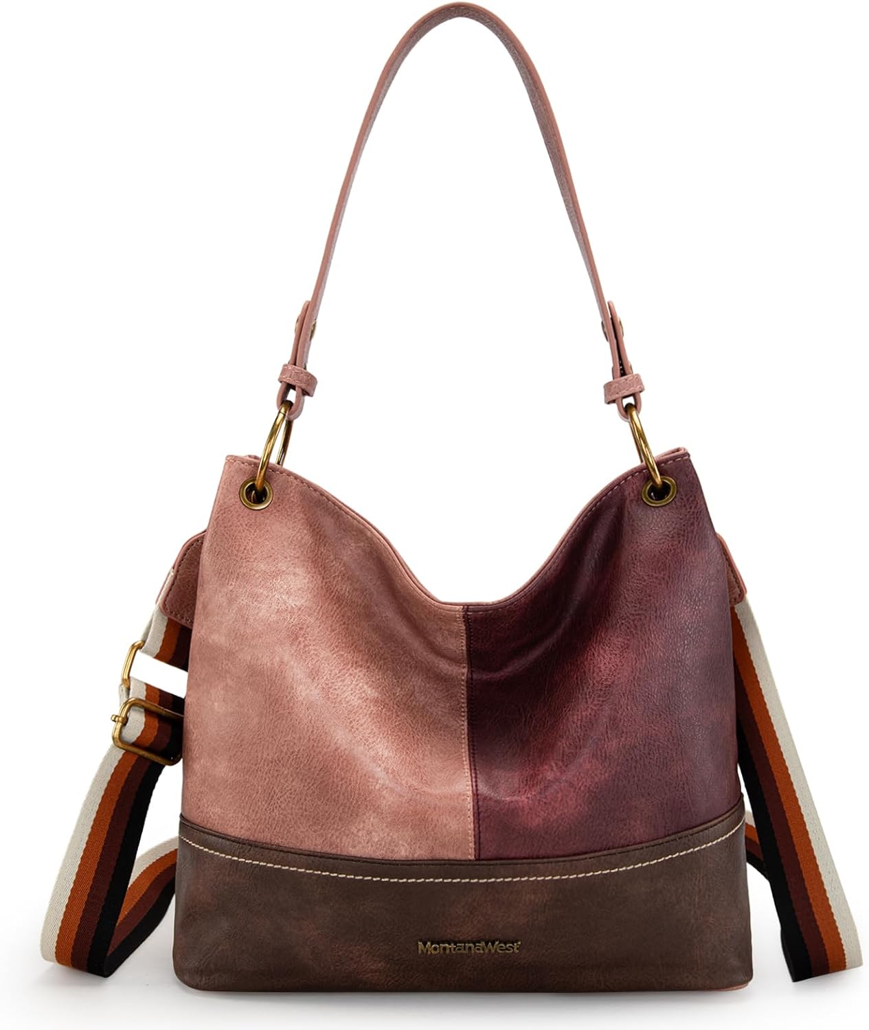 West Zip Hobo Purse - Crossbody Bags by Handbags Specialist Headquarter | Available at Handbags Specialist Headquarter