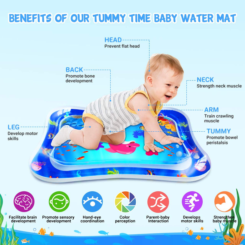 Tummy-Time Water Play Mat - Baby Products by Handbags Specialist Headquarter | Available at Handbags Specialist Headquarter