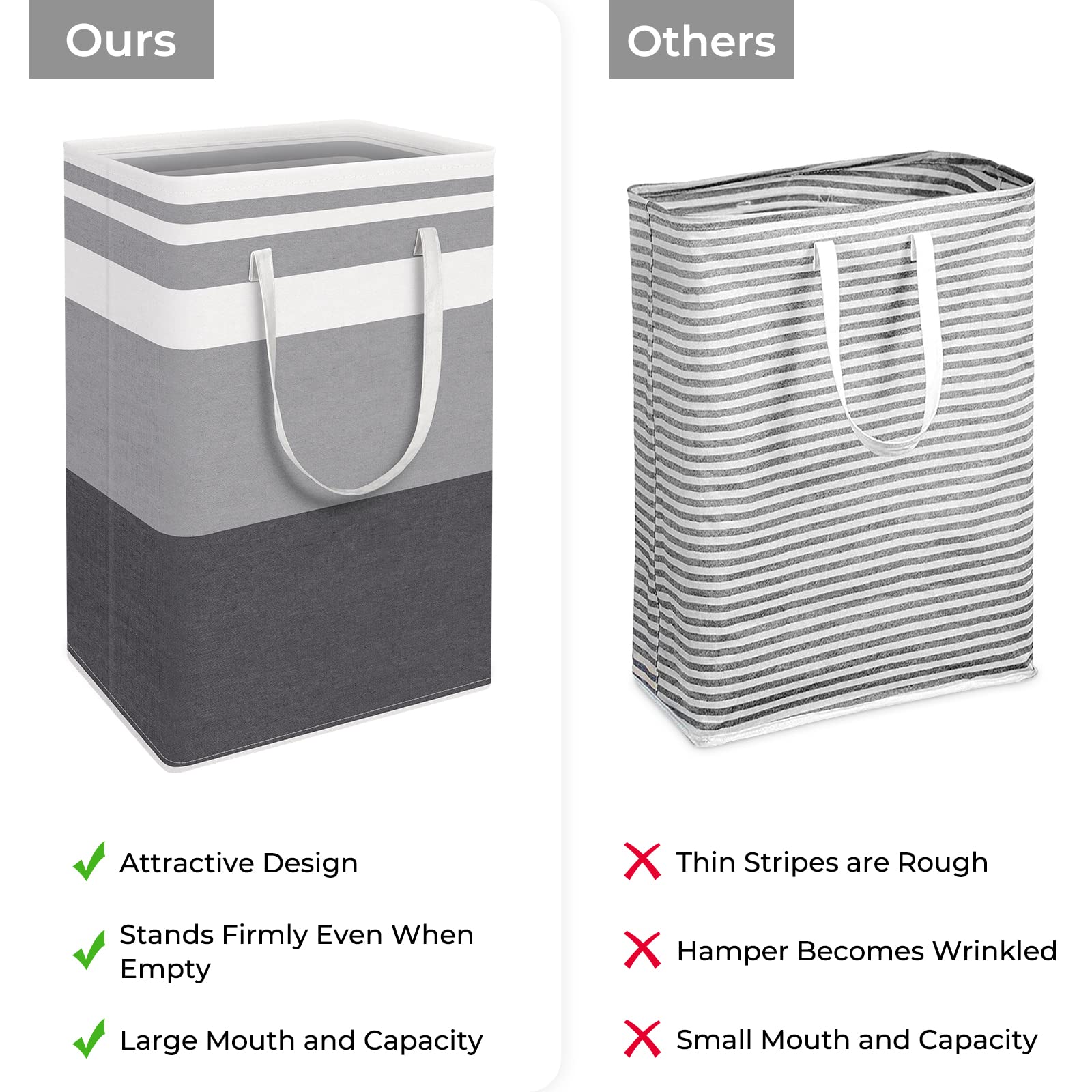 HomeHacks Duo Waterproof Laundry Baskets - Laundry Baskets by Handbags Specialist Headquarter | Available at Handbags Specialist Headquarter