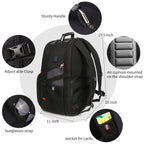 SHRRADOO 50L USB Travel Laptop Backpack - Airline Approved - Backpack Bags by Handbags Specialist Headquarter | Available at Handbags Specialist Headquarter