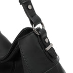 Lapsting Boho Faux Leather Hobo Shoulder Bag