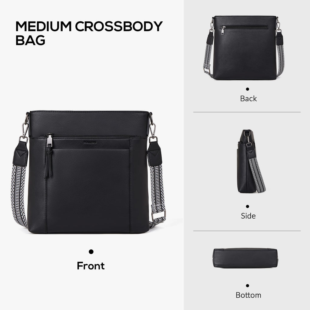 Chic Leather Crossbody with Card Slots for Women -  by Handbags Specialist Headquarter | Available at Handbags Specialist Headquarter