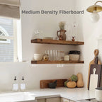 Rustic Farmhouse Shelves (008-40BN) - Decor by Handbags Specialist Headquarter | Available at Handbags Specialist Headquarter