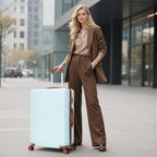Cosbarn 5-Piece ABS Spinner Luggage Set with TSA Lock