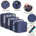TravelMate 8-Piece Packing Cubes - Luggage Travel Bags by Handbags Specialist Headquarter | Available at Handbags Specialist Headquarter