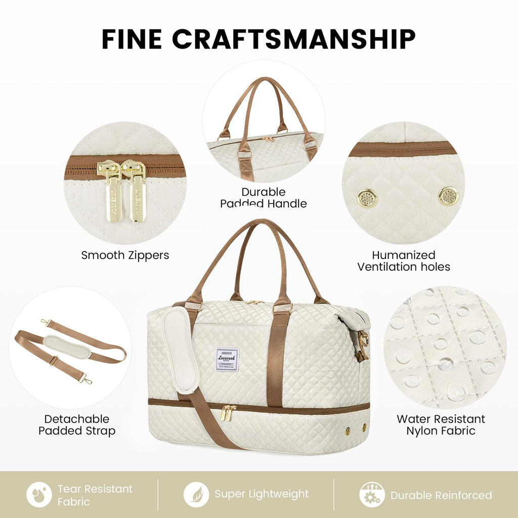 LOVEVOOK All-in-One Duffle: Travel & Gym Ready - Luggage Travel Bags by Handbags Specialist Headquarter | Available at Handbags Specialist Headquarter