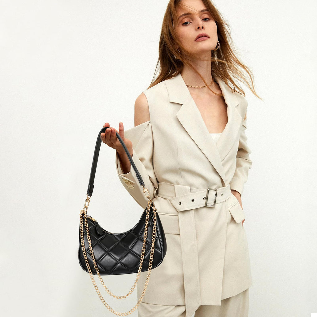 Retro Chic Hobo Bag - Cute Underarm Purse - Shoulder Bags by Handbags Specialist Headquarter | Available at Handbags Specialist Headquarter