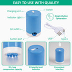 CozyVac Travel Bags with Pump - 6 Pack Space Savers -  by Handbags Specialist Headquarter | Available at Handbags Specialist Headquarter