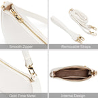 Retro Vegan Leather Shoulder Bag -  by Handbags Specialist Headquarter | Available at Handbags Specialist Headquarter