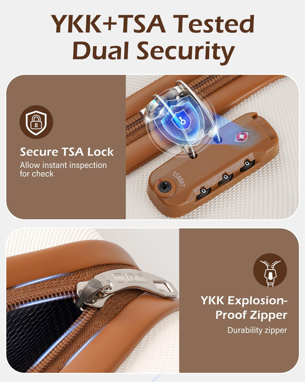 VoyagePro 6-Piece Hardshell Luggage Set - Luggage Travel Bags by Handbags Specialist Headquarter | Available at Handbags Specialist Headquarter